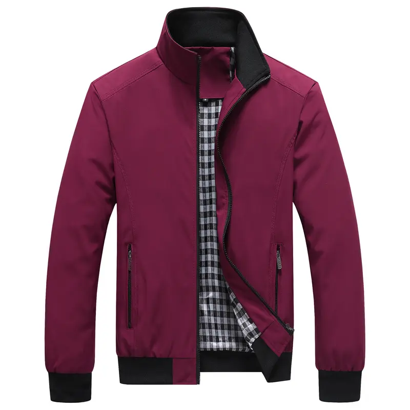 Herren Freizeitjacke mit Stehkragen