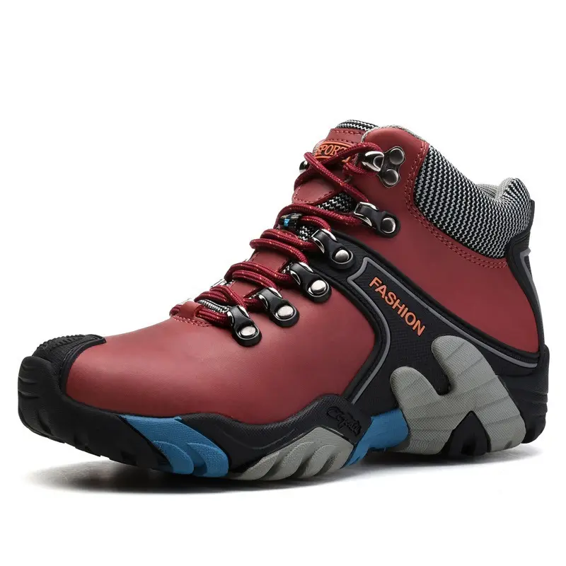 Herren High-Top Anti-Rutsch & Verschleißfeste Outdoor Wanderschuhe