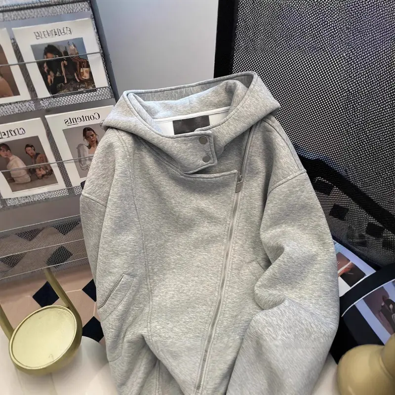 Herren Hoodie mit Doppelreissverschluss