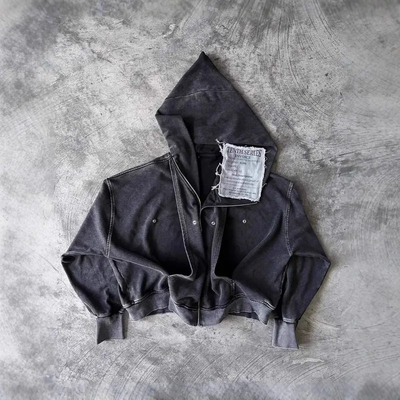 Herren Hoodie mit Ripped-Design