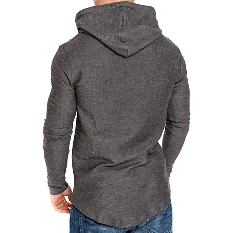 Herren Hoodie Sweatshirt – Langarm Slim Fit