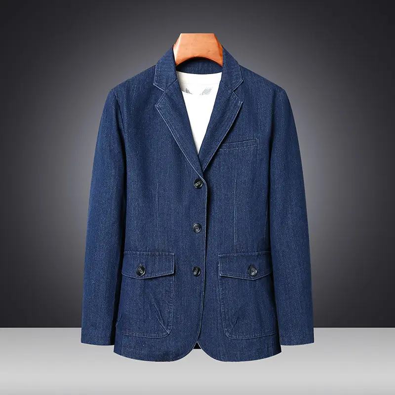 Herren Jeansjacke im Used-Look