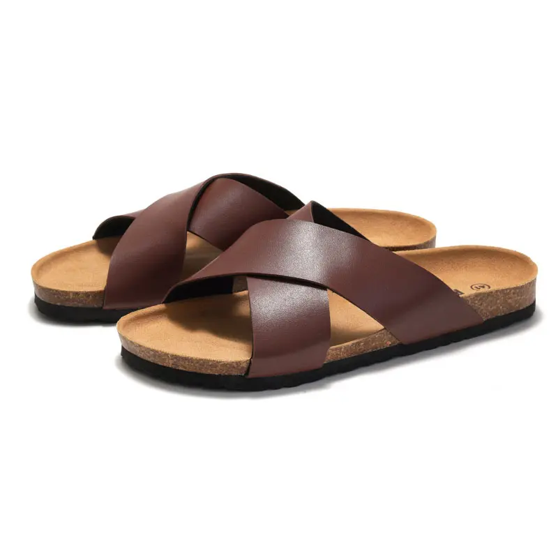 Herren Kork-Slipper «Lisbon» · leicht & vegan (Sommer)