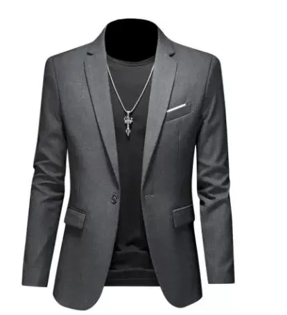 Herren Slim-Fit Blazer im koreanischen Stil