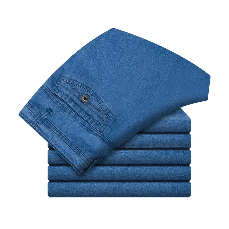 Herren Straight-Leg Stretch Jeans