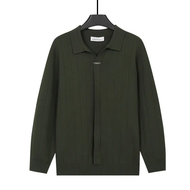 Herren Strick-Cardigan mit Revers