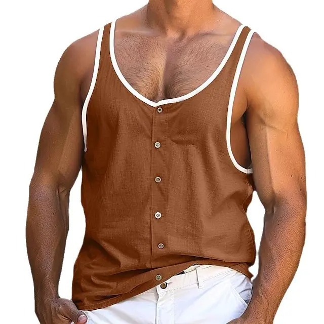 Herren Tanktop «Court» · Colorblock