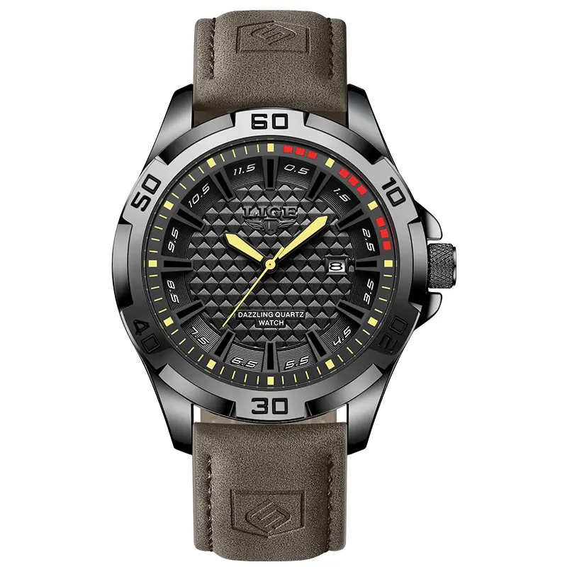 Herrenuhr mit grosser Zifferblatt
