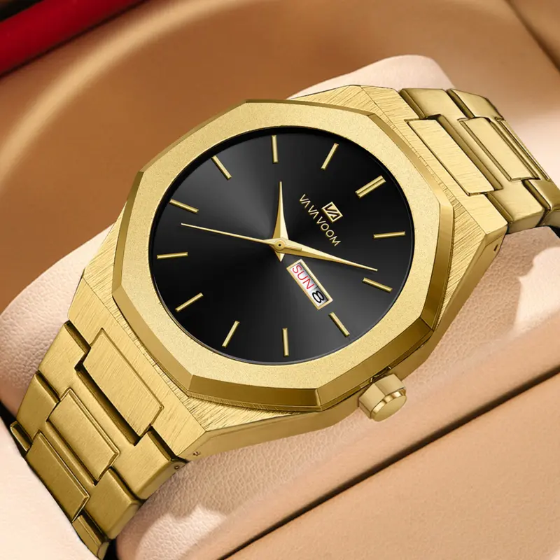 Herrenuhr Stahlkette Business Casual