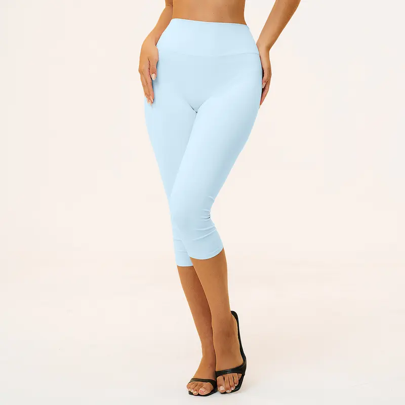High-Waist Capri Leggings für Damen