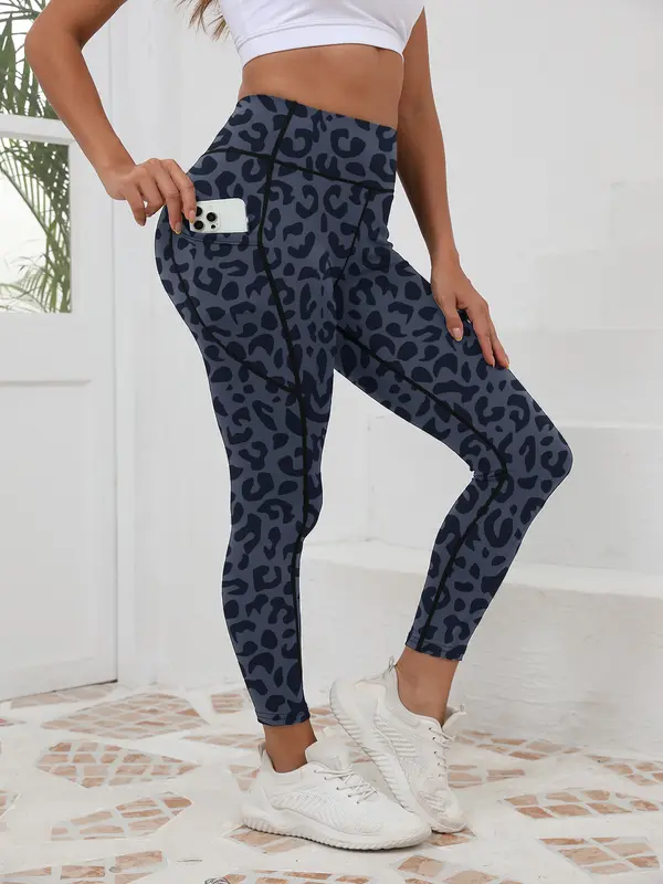 High-Waist Leopard Leggings