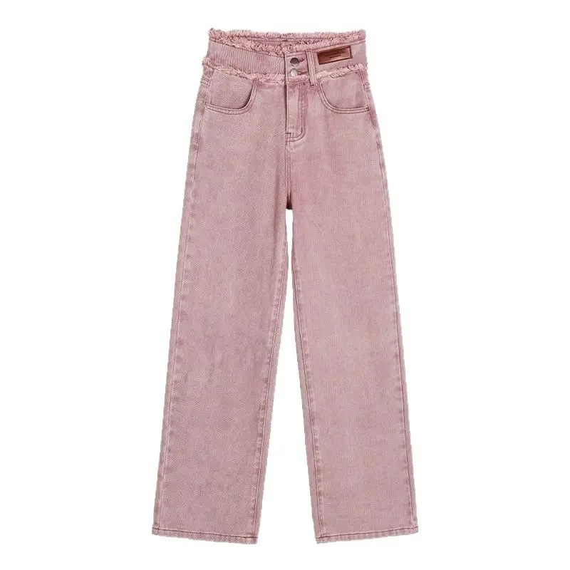 High-Waist Straight-Leg Hose
