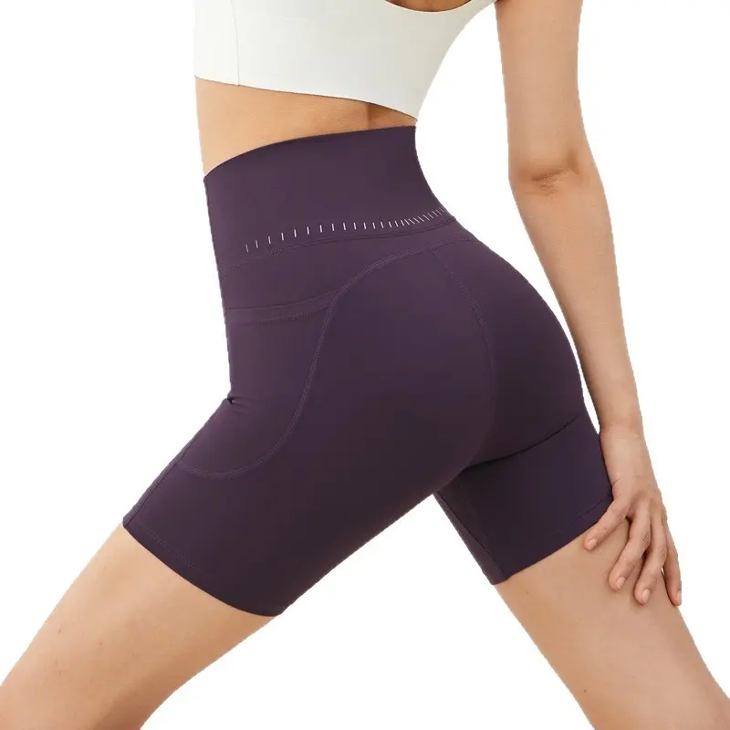 High-Waist Workout Shorts mit Po-Lifting-Effekt