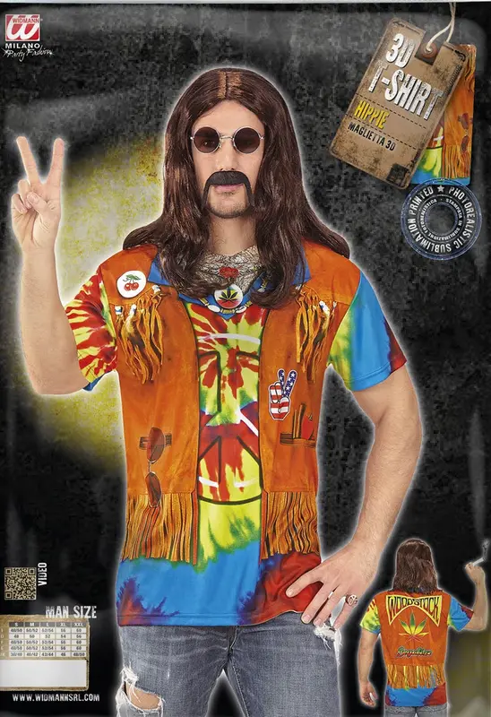 Hippie Shirt für Männer