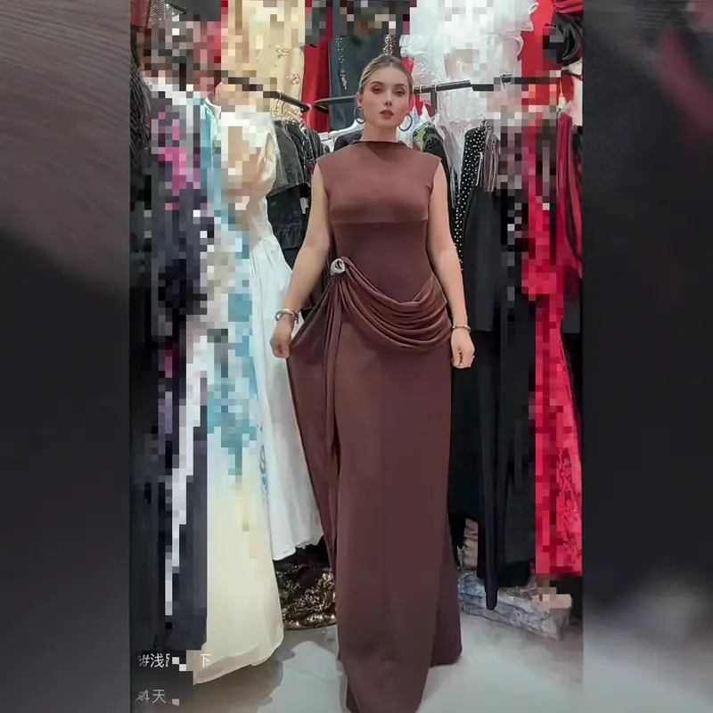 Hochwertiges Figurbetontes Westen-Kleid