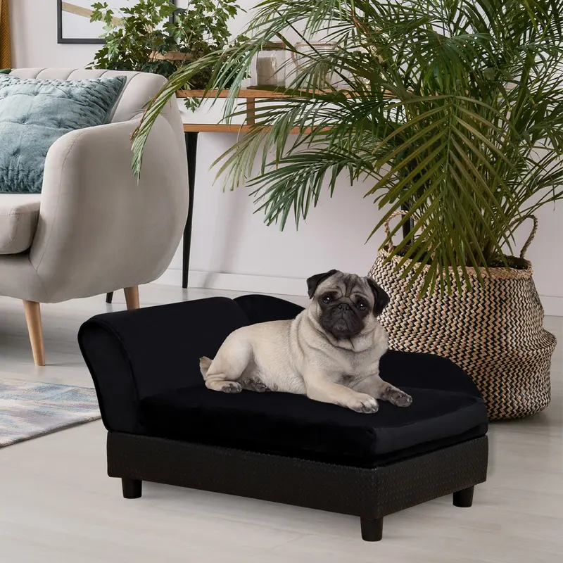 Hundebett mit Ablage für Katzen und Kleintiere