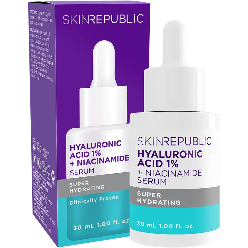 Hyaluronsäure 1 % + Niacinamid Serum