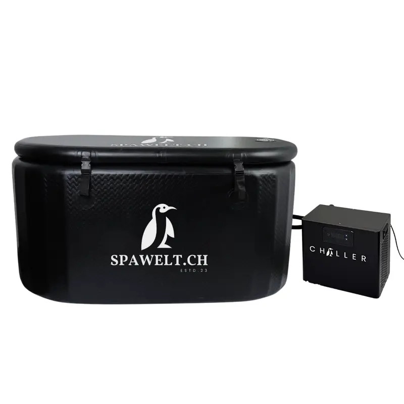 Ice Tub Pro 2 – Eisbad Komplettset 280 L, Cold Plunge Outdoor, mit Kühlgerät & Zubehör