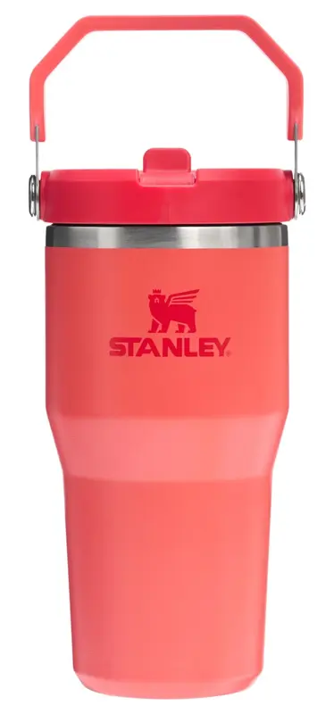 IceFlow Flip Straw Becher 0.6l hot coral
