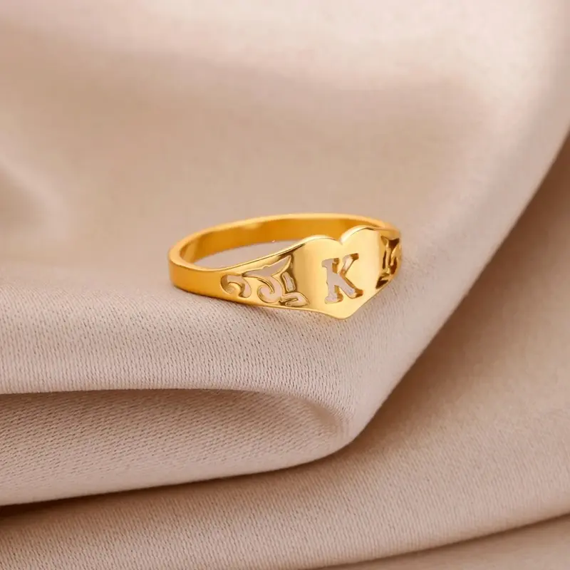 Initialen-Ring verstellbar A-Z