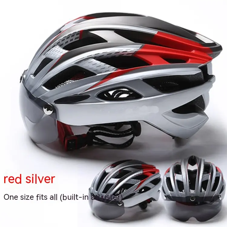 Integrierte Fahrradhelm-Brille