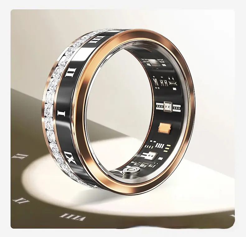 Intelligenter Ring mit Edelstein