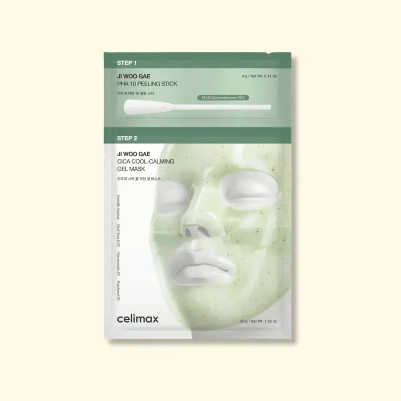 Ji Woo Gae Cica PHA Peel 2-Step Gel Mask