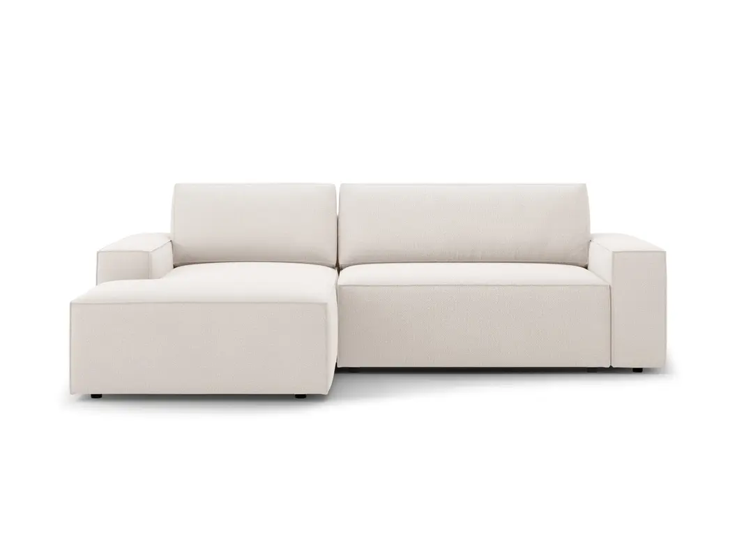 Jodie Ecksofa links mit Schlaffunktion und Stauraumbox 3 Sitzer