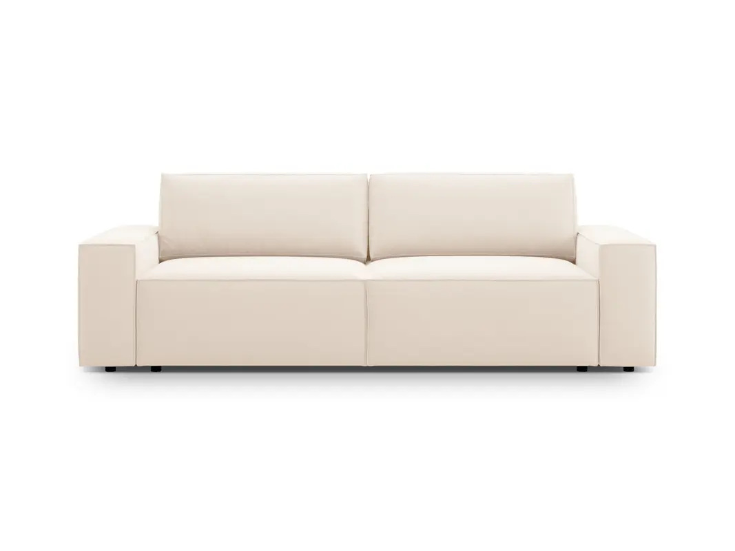 Jodie Velour Sofa mit Schlaffunktion und Stauraumbox 3 Sitzer