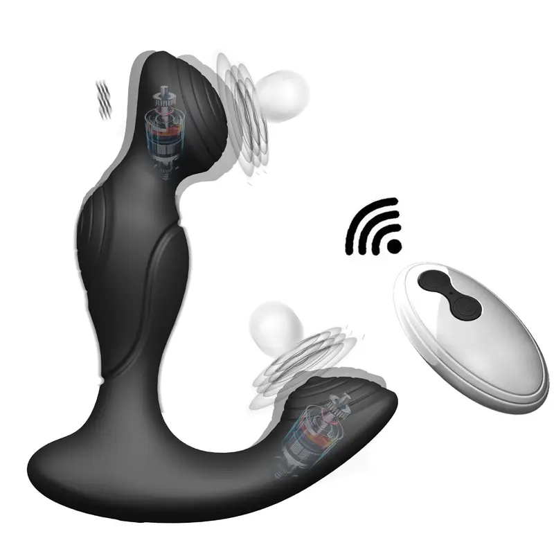 Kabelloser Vibrationsmassierer mit Fernbedienung