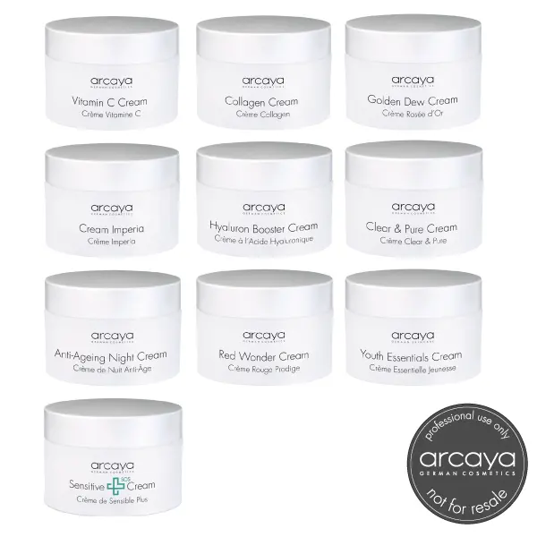 Kabinenware-Set Cremes