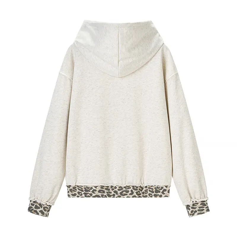 Kapuzen-Sweatshirt mit Lochmuster