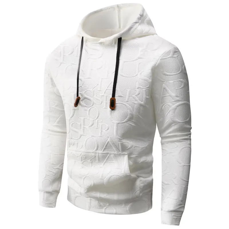Kariertes Jacquard Hoodie für Paare