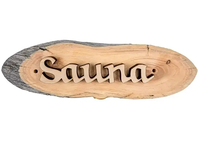 Kelo-Schild "Sauna"