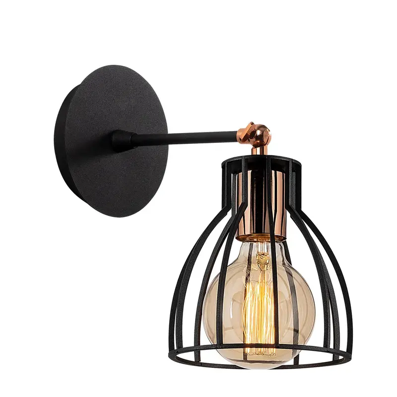 Kemah Wandleuchte - Schwarz Bronze