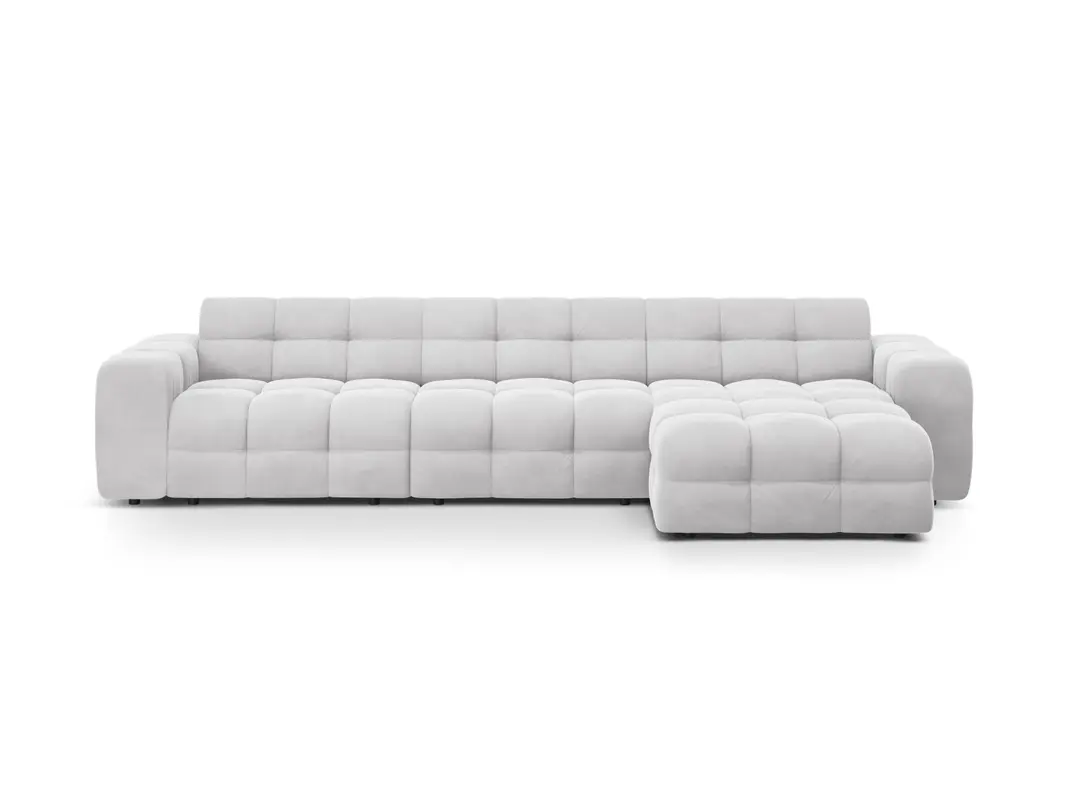 Kendal Velour Ecksofa rechts 5 Sitzer