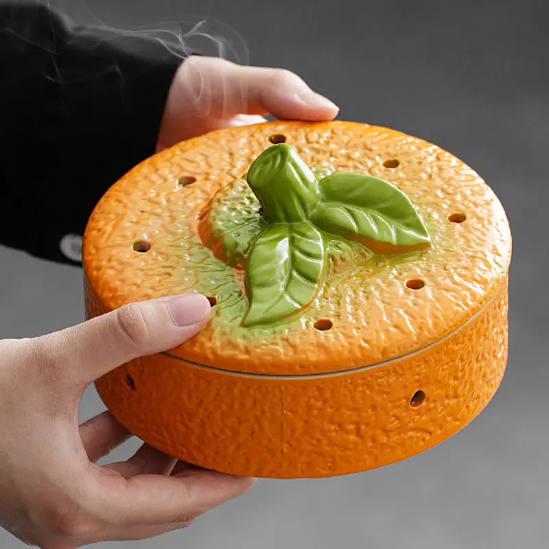 Keramik-Räucherofen «Mandarina» · Frucht-Design