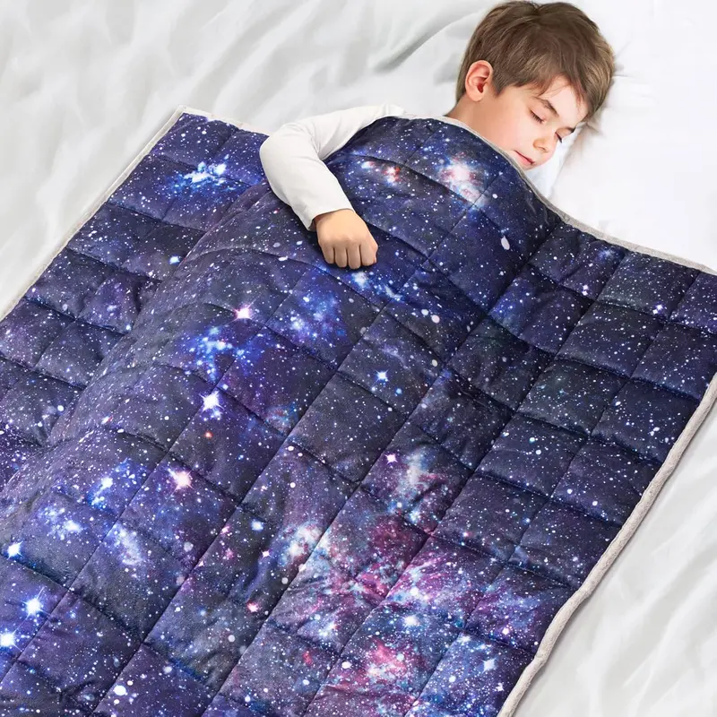 Kinder-Gewichtsdecke, 102x105cm Universum Galaxy