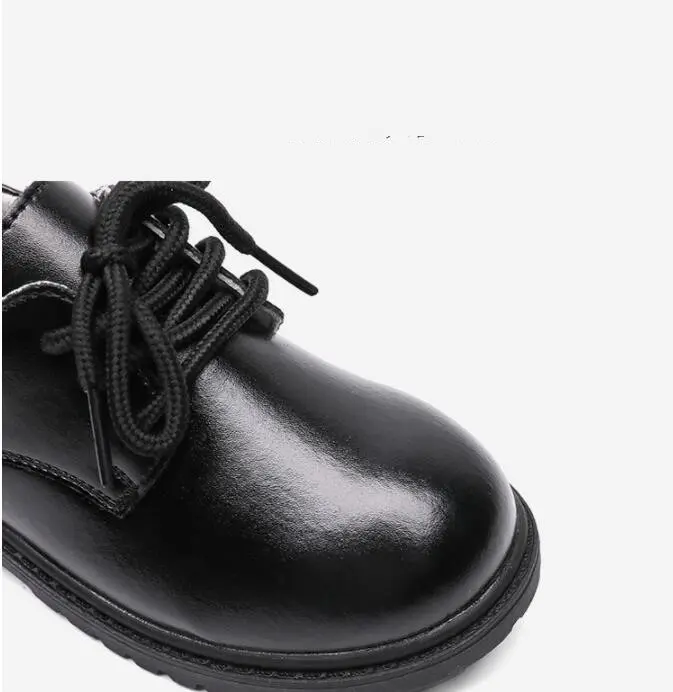 Kinder-Herbstschuhe, Schwarzleder