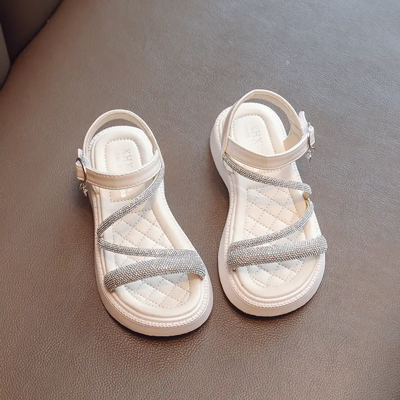 Kinder Prinzessinnen-Slipper mit Strass