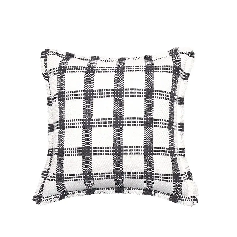 Kissenbezug mit Quasten im Chanel-Stil