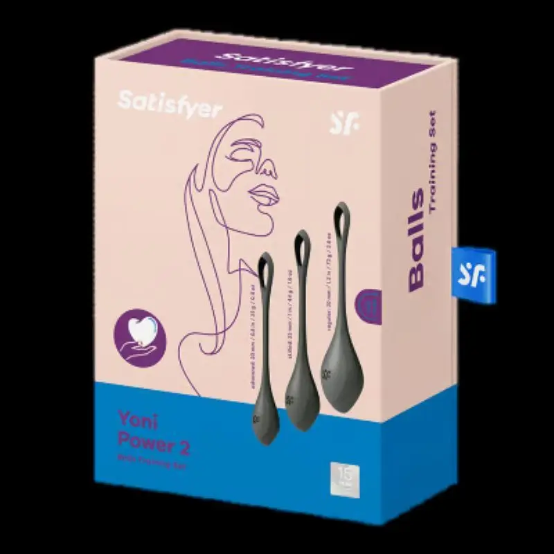 Kit de 3 boules de Geisha Satisfyer Yoni Power 2 - plancher pelvien