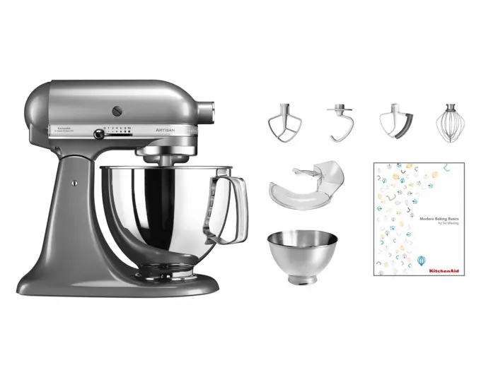 KITCHENAID Küchenmaschine Artisan KSM175 4.8 l medaillon silber
