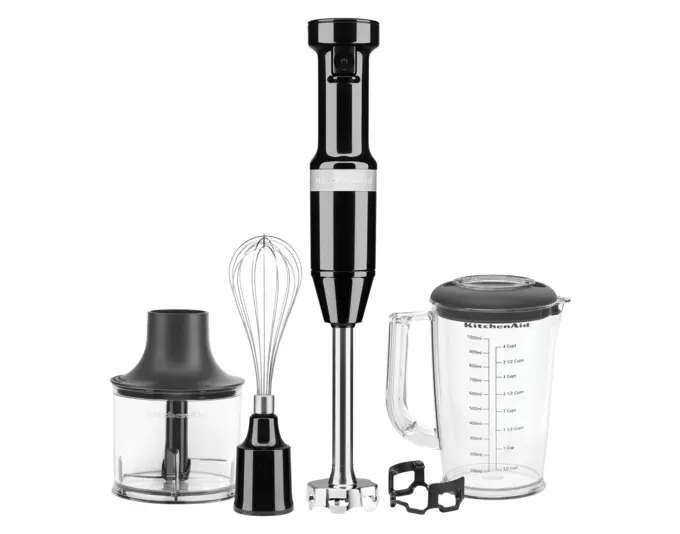 KITCHENAID Stabmixerset 5KHBV83 onyx schwarz