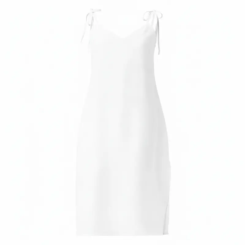 Kleid mit Schlitz und Allover-Druck – Selbst gestalten