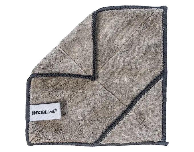KOCHBLUME Microfasertuch 18x18 cm taupe
