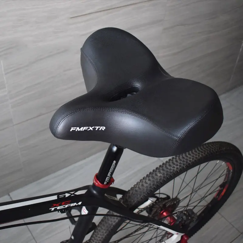 Komfort-Fahrradsattel XXL – extrabreit, gefedert, ergonomisch gepolstert