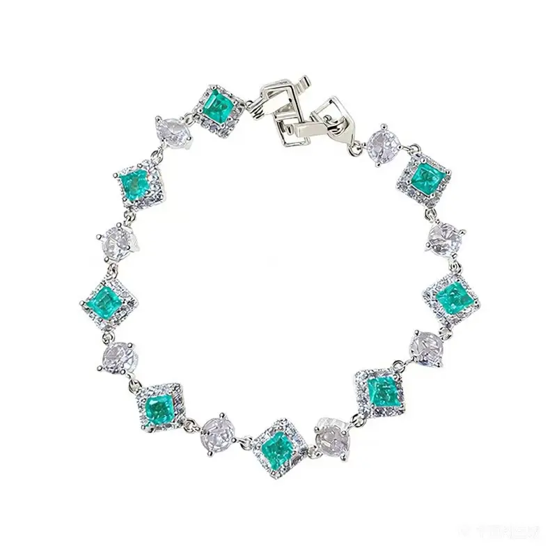 Koreanischer Rhombus-Zirkonia-Armband