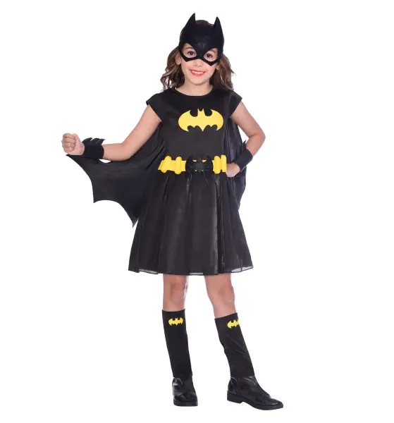Kostüm Batgirl Kleid & Umhang
