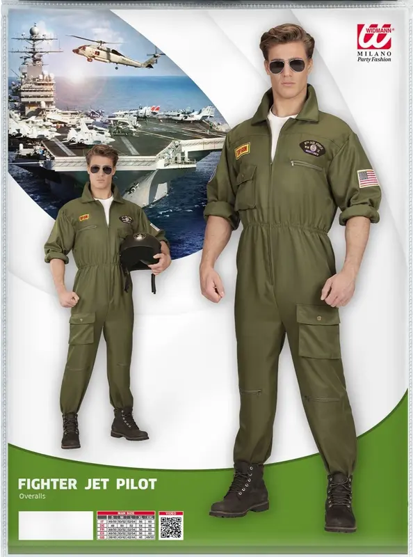 Kostüm Kampfjetpilot · Gr. L